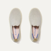 The Kids Sneaker in Diamond Twill shown from the top.