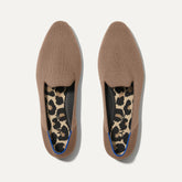 The Almond Loafer in Portobello shown from the top.