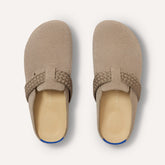 The Braid Clog in ReVelvet Sparrow shown from the top.