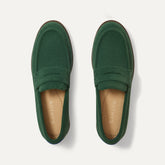 The Penny Loafer in ReVelvet Woodland shown from the top.
