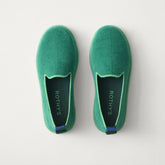 PDP | The Mini Loafer in ReVelvet™ Peapod shown from the top.