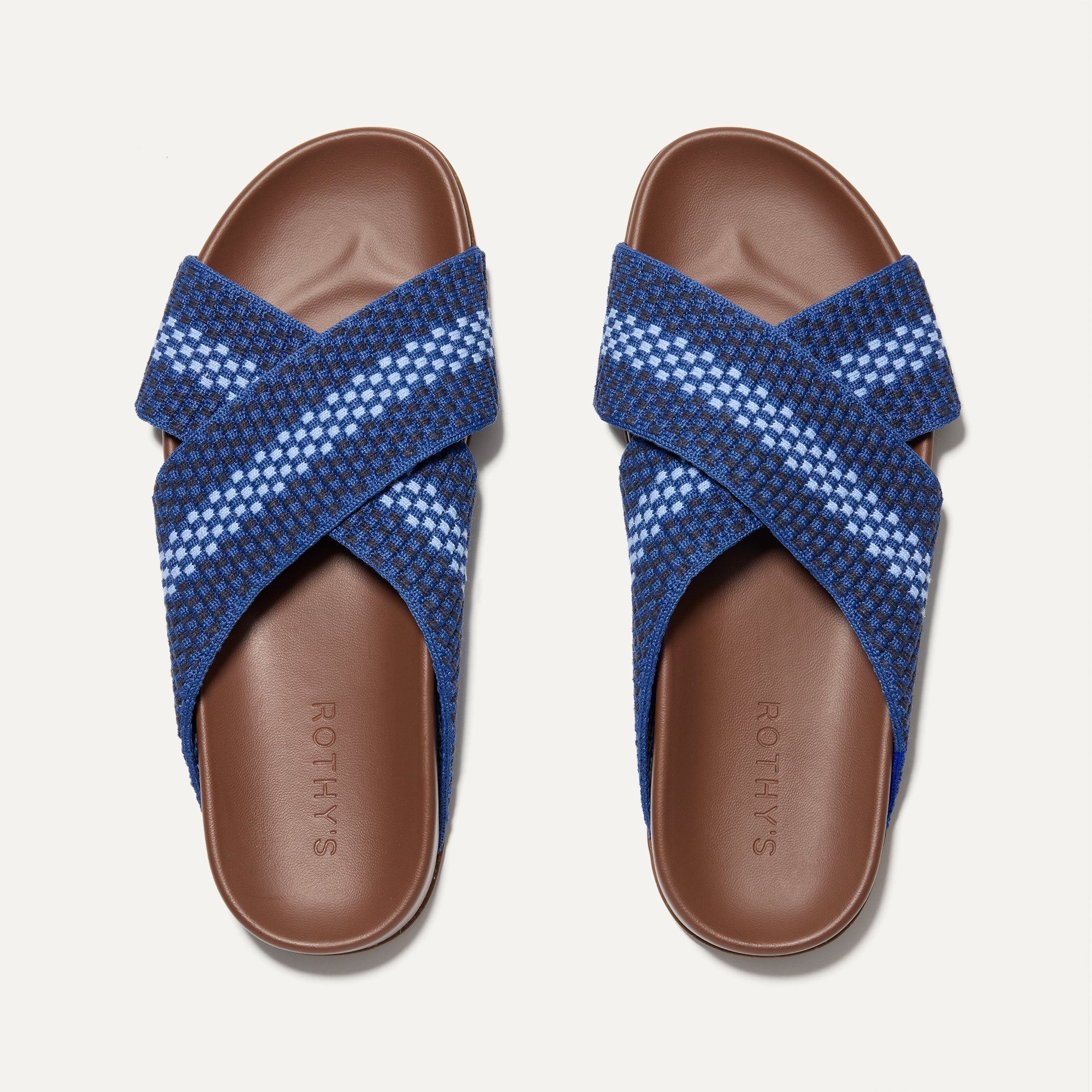 The Weekend Slide in Indigo shown from the top.