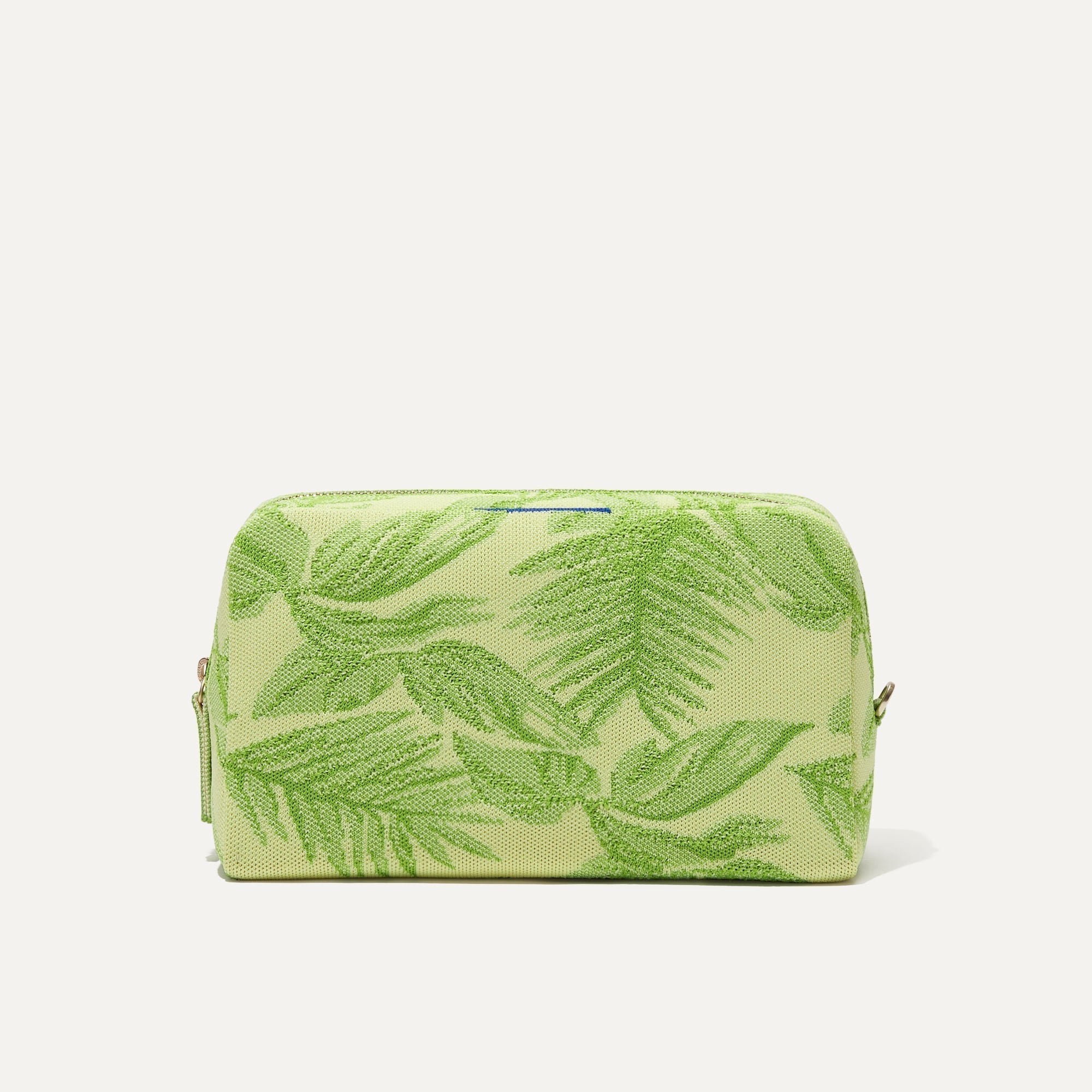 PLP |The Universal Pouch in Palm Leaf shown from the front.
