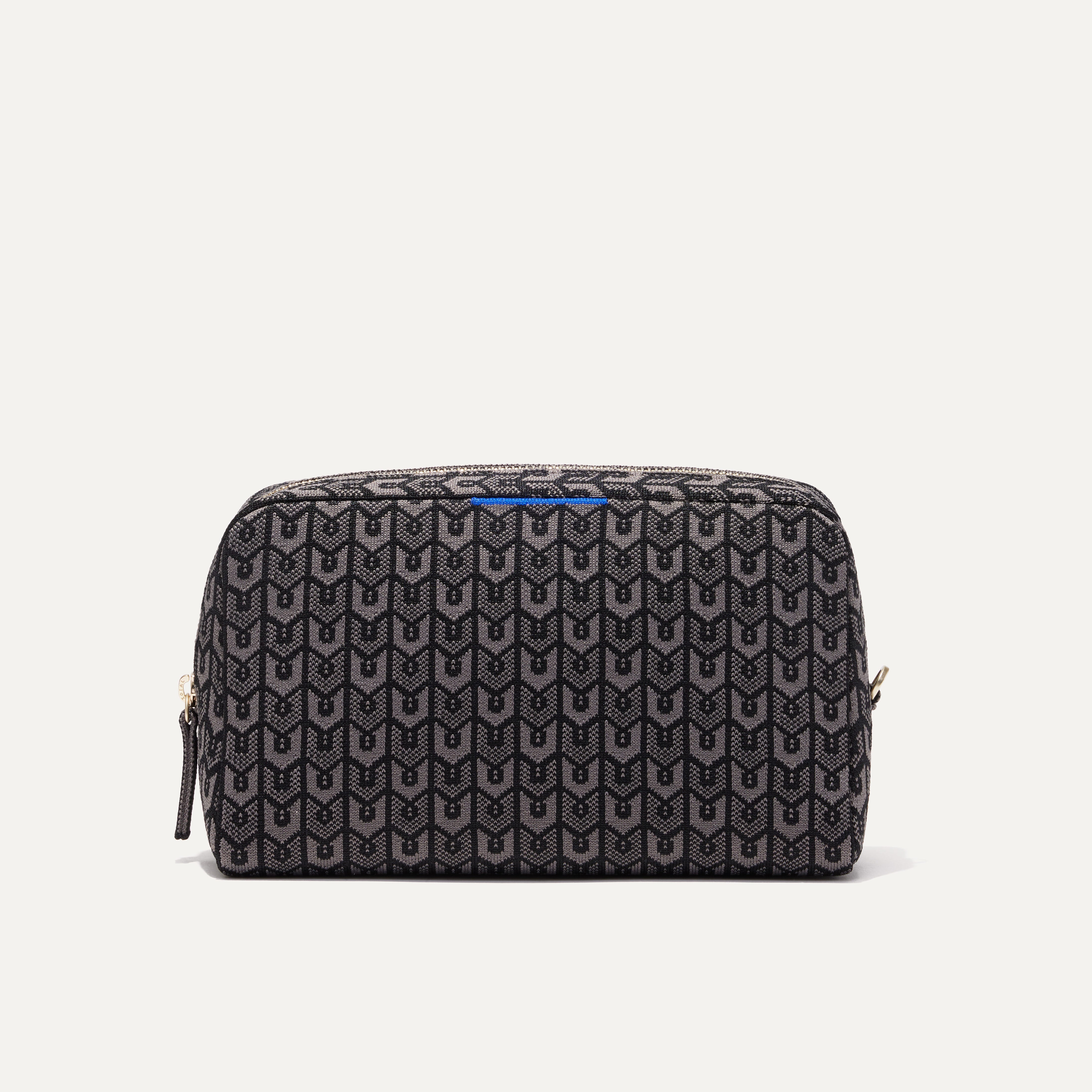PLP |The Universal Pouch in Signature Black shown from the front.