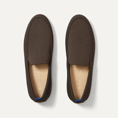 The Ravello Loafer in Dark Bistro shown from the top. 