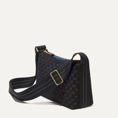 The Casual Crossbody in Night Song, shown from the side at an angle.