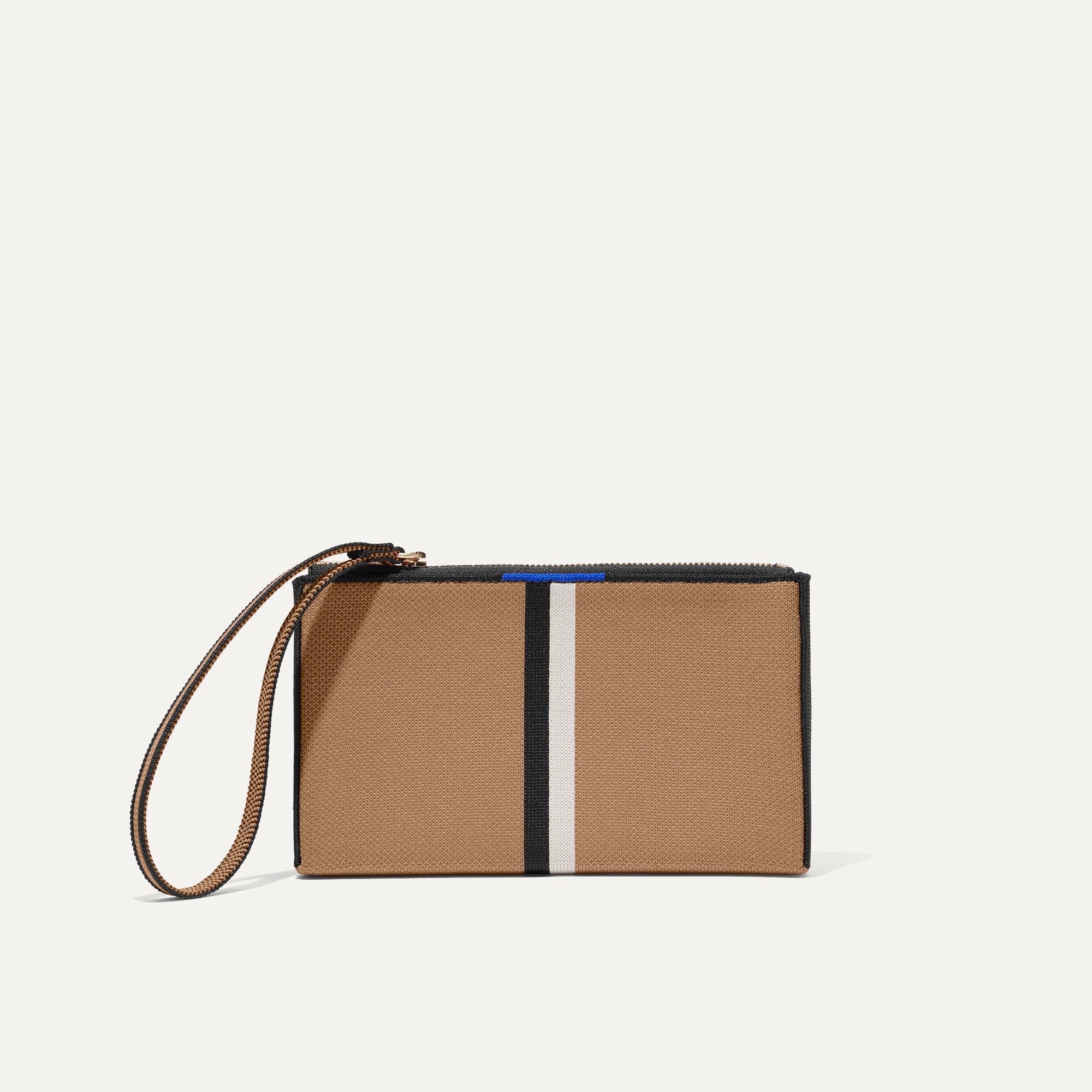 PLP |The Wallet Wristlet in Grand Piano, shown from the front.