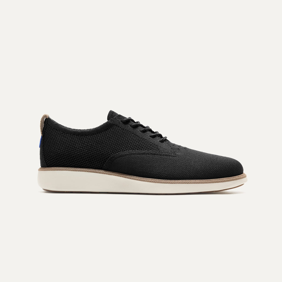 side | The Oxford in Black shown from the side. 