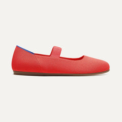 side | The Kids Mary Jane in Glamour Red shown from the side.