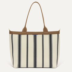 PLP |The Lightweight Zip Tote in Coastline shown from the front.