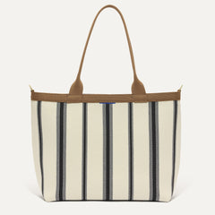 PDP |The Lightweight Zip Tote in Coastline shown from the front.