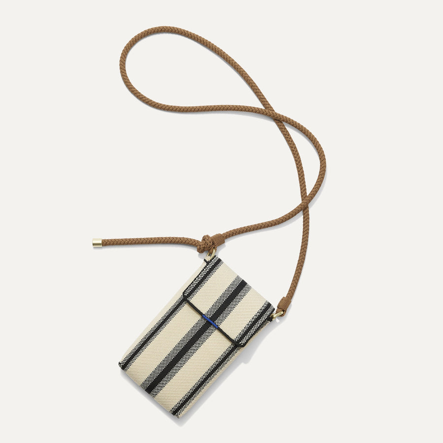 PLP | The Phone Crossbody in Coastline shown from above.