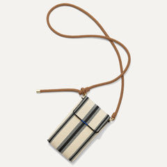 PDP | The Phone Crossbody in Coastline shown from above.