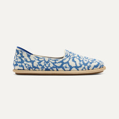 side | The Cruiser Loafer in Marine Bloom shown from the side.