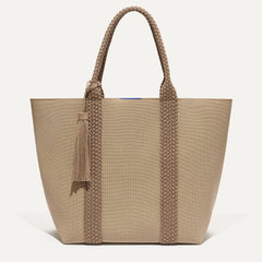 PDP |The Lightweight Tote in Caramel Twist shown from the front. 