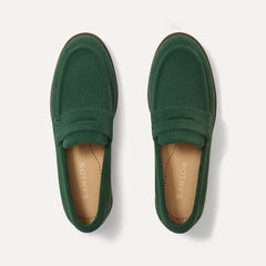 The Penny Loafer in ReVelvet Woodland shown from the top.