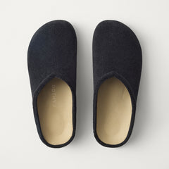 PDP |The Casual Clog in ReVelvet™ Black shown from the top. 