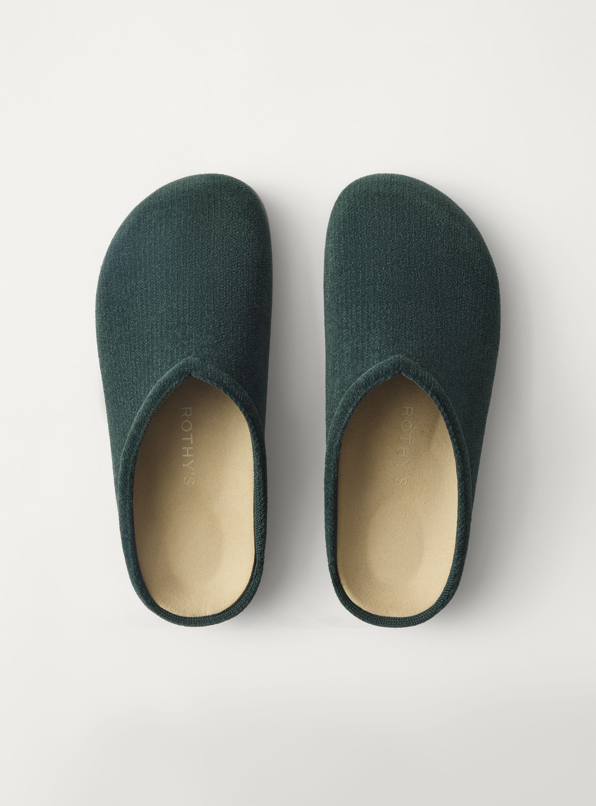 PLP |The Casual Clog in ReVelvet™ Pine shown from the top. 
