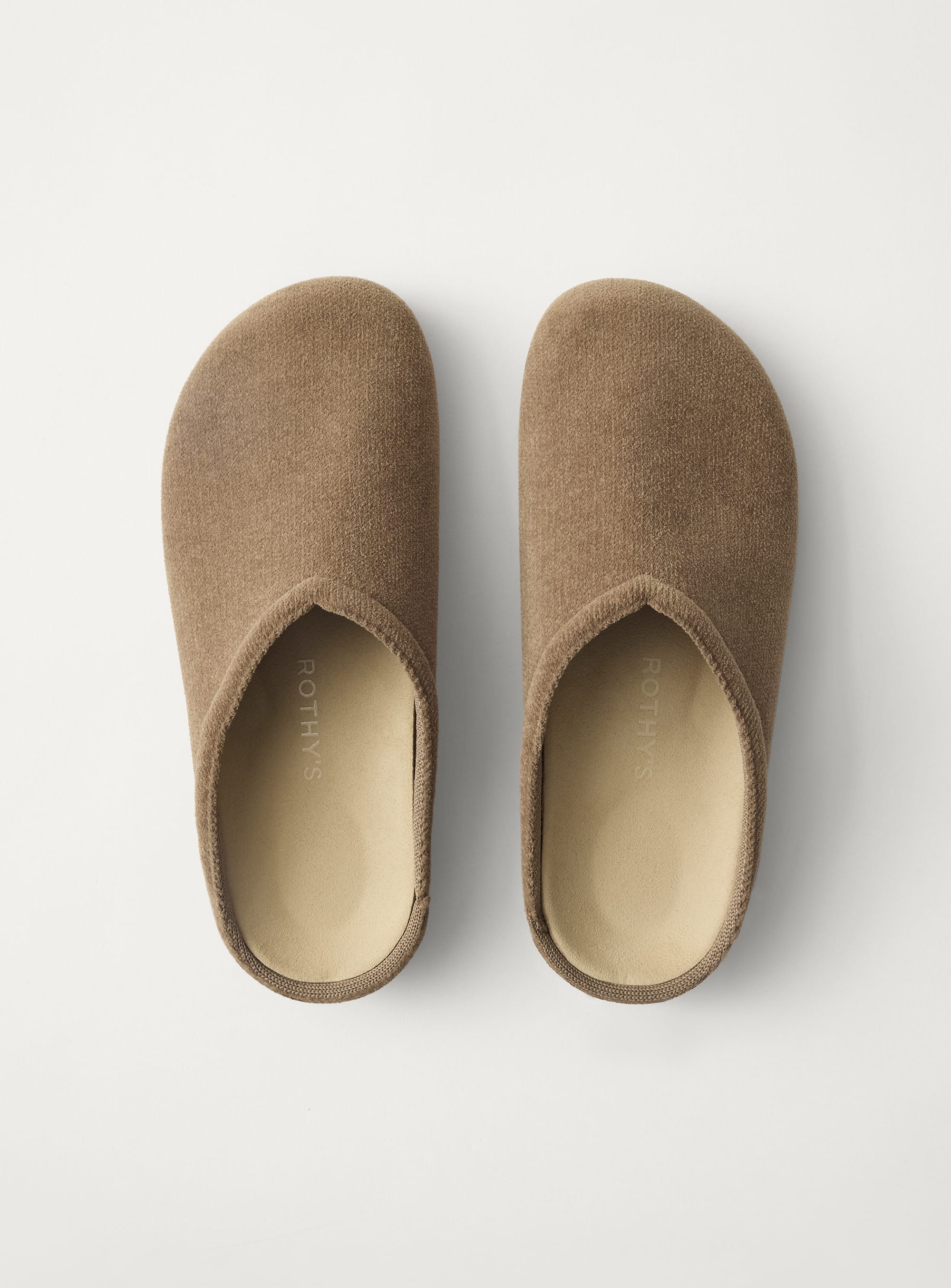 PLP |The Casual Clog in ReVelvet™ Portobello shown from the top. 