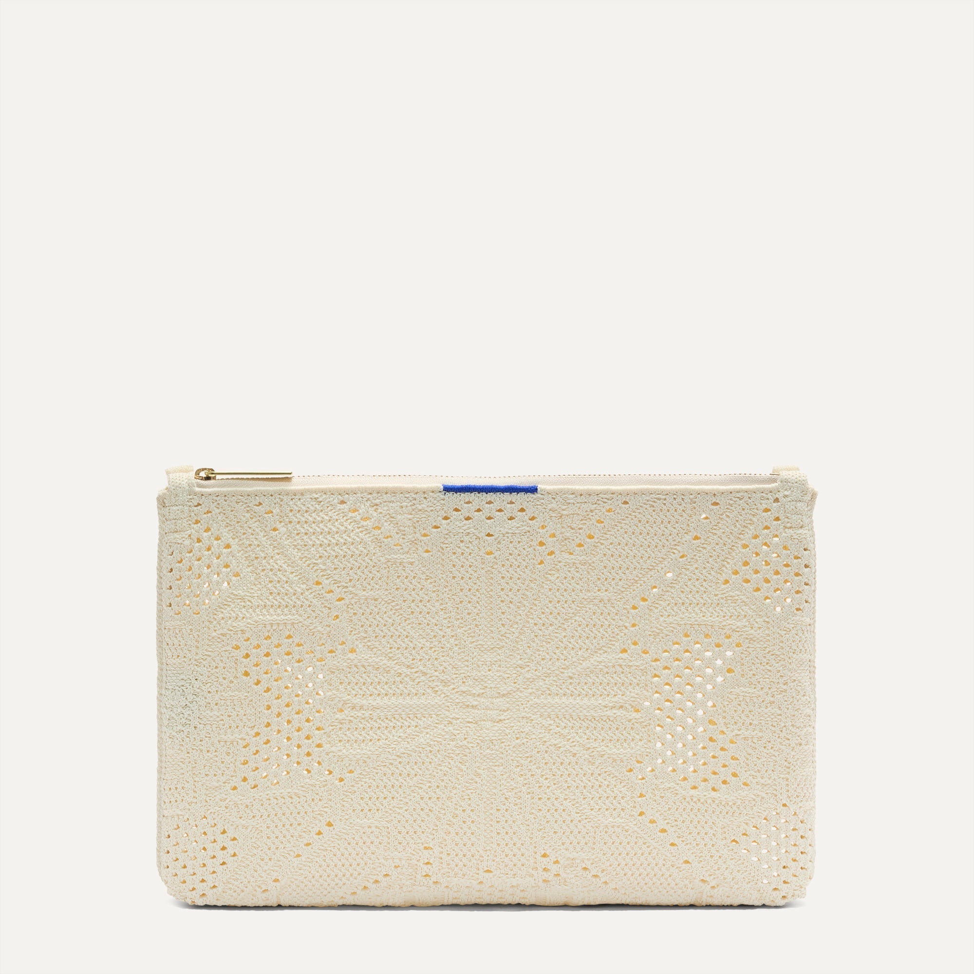 PDP |The Convertible Clutch in Moonflower, shown from the front.