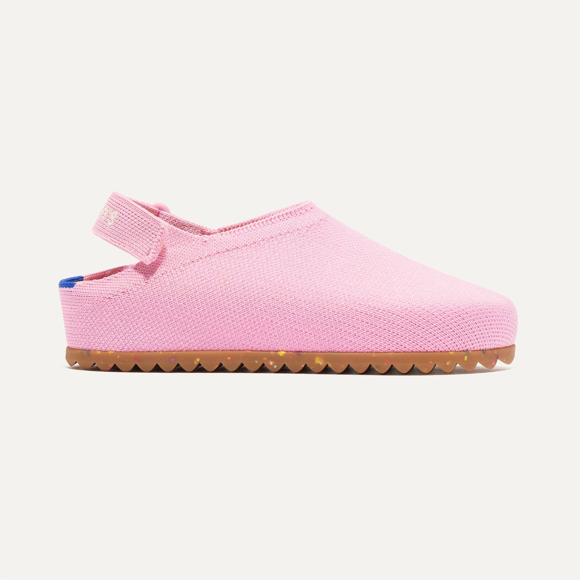 side | The Kids Clog in Tutu shown from the side. 
