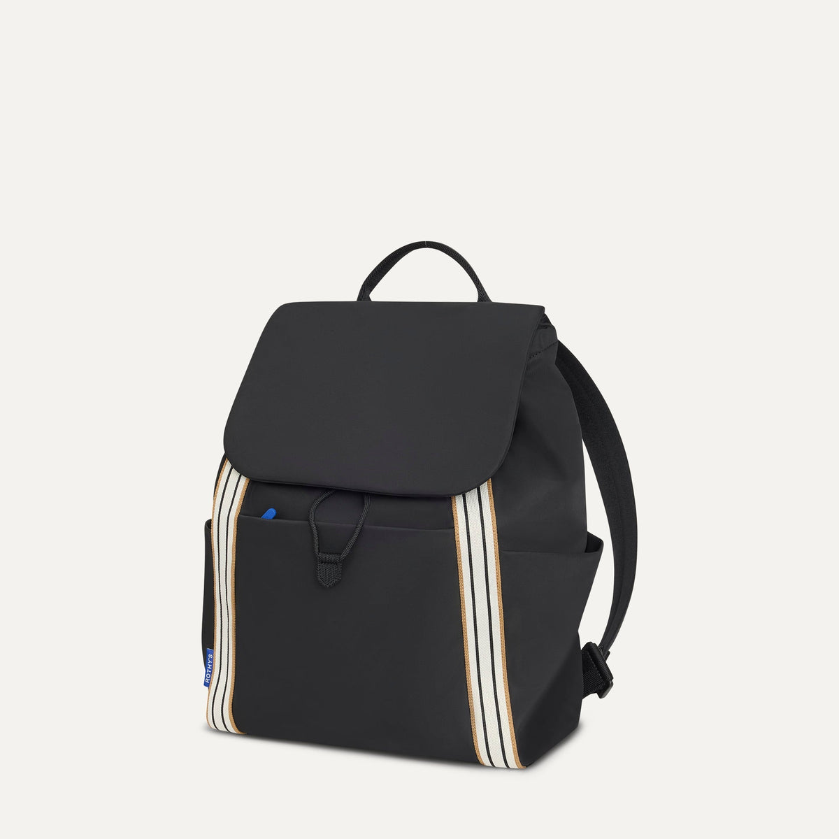 PLP |The Travel Cinch Backpack in Ink shown from the front.