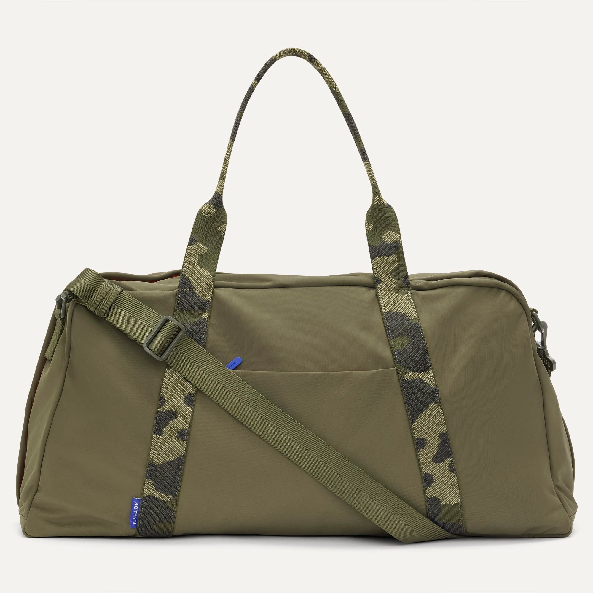 PDP |The Travel Duffle in Forest shown from the front. 
