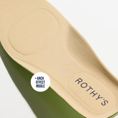 Close up of the Arch Effect Insole on The Men's Daily Driver in Nautical Navy. 