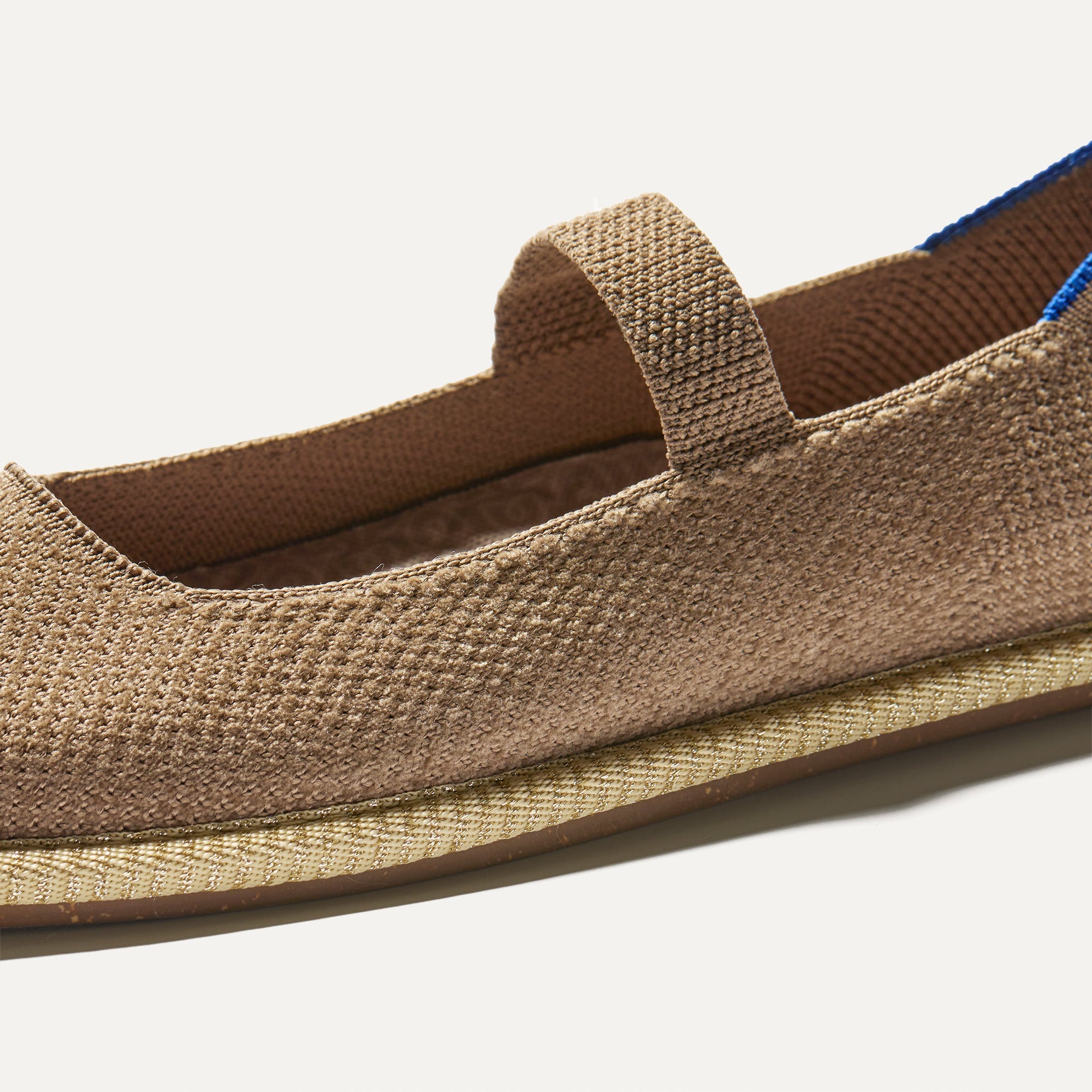 The vamp and top strap of The Cruiser Mary Jane in ReVelvet™ Portobello. 