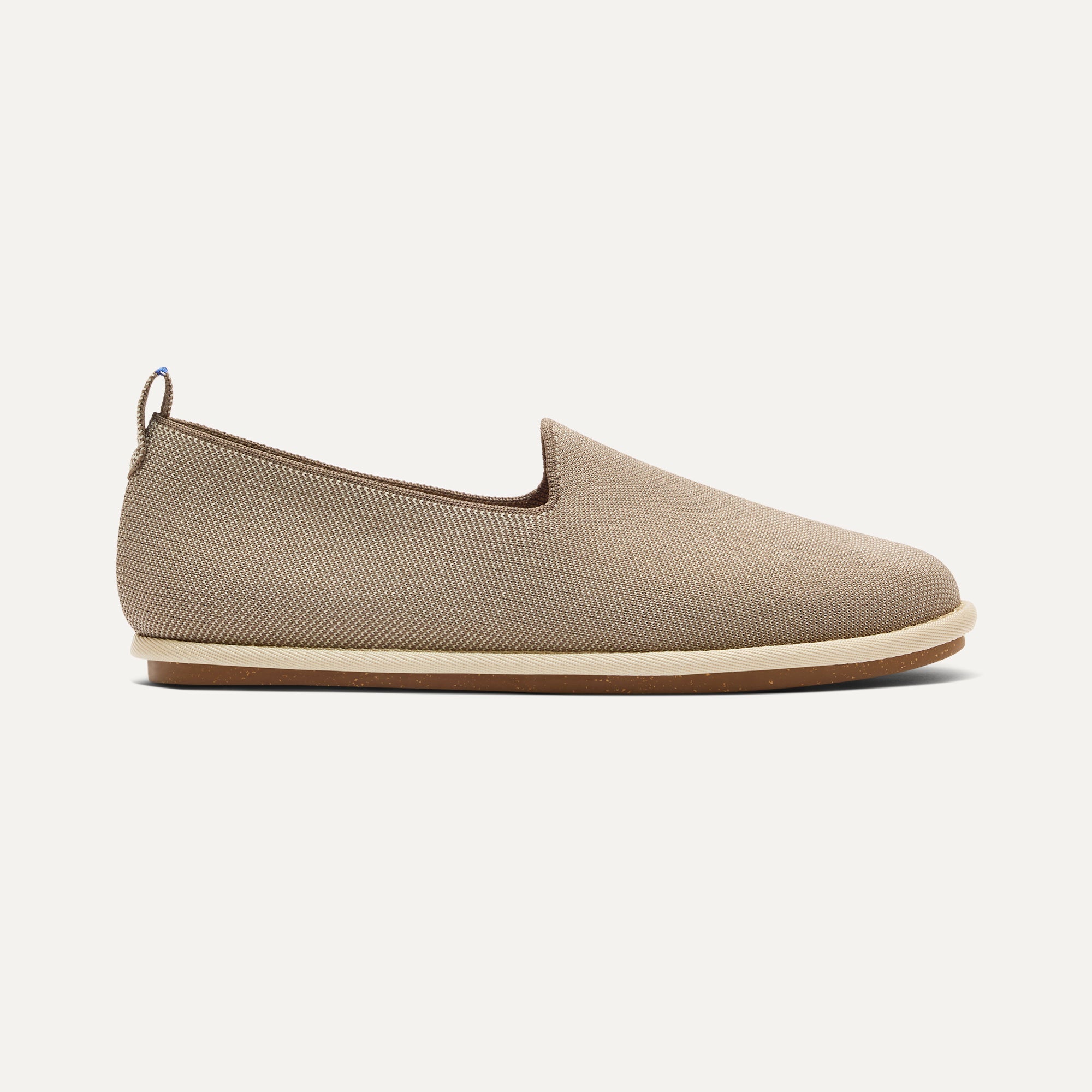 The Men's Cruiser Loafer in Smoke shown from the side. 