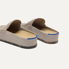 The Penny Clog in Dove shown from the back.