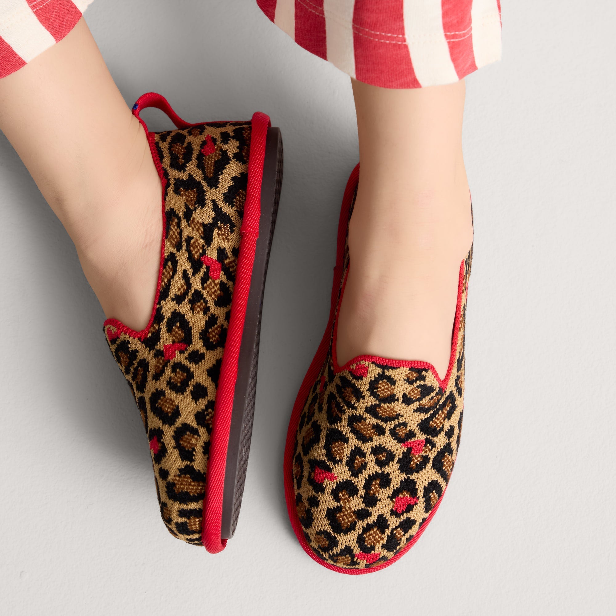hover | The Mini Loafer in ReVelvet™ Copycat shown from the top.