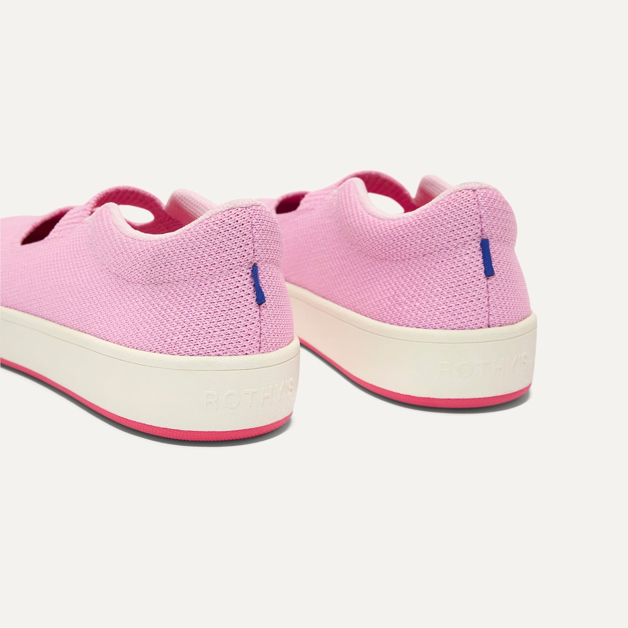 Close up of the heel of  The Kids MJ Sneaker in Tutu.